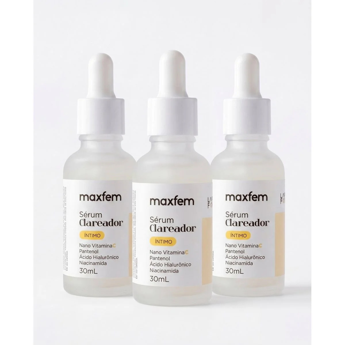 Sérum Clareador Maxfem — kit 3 frascos