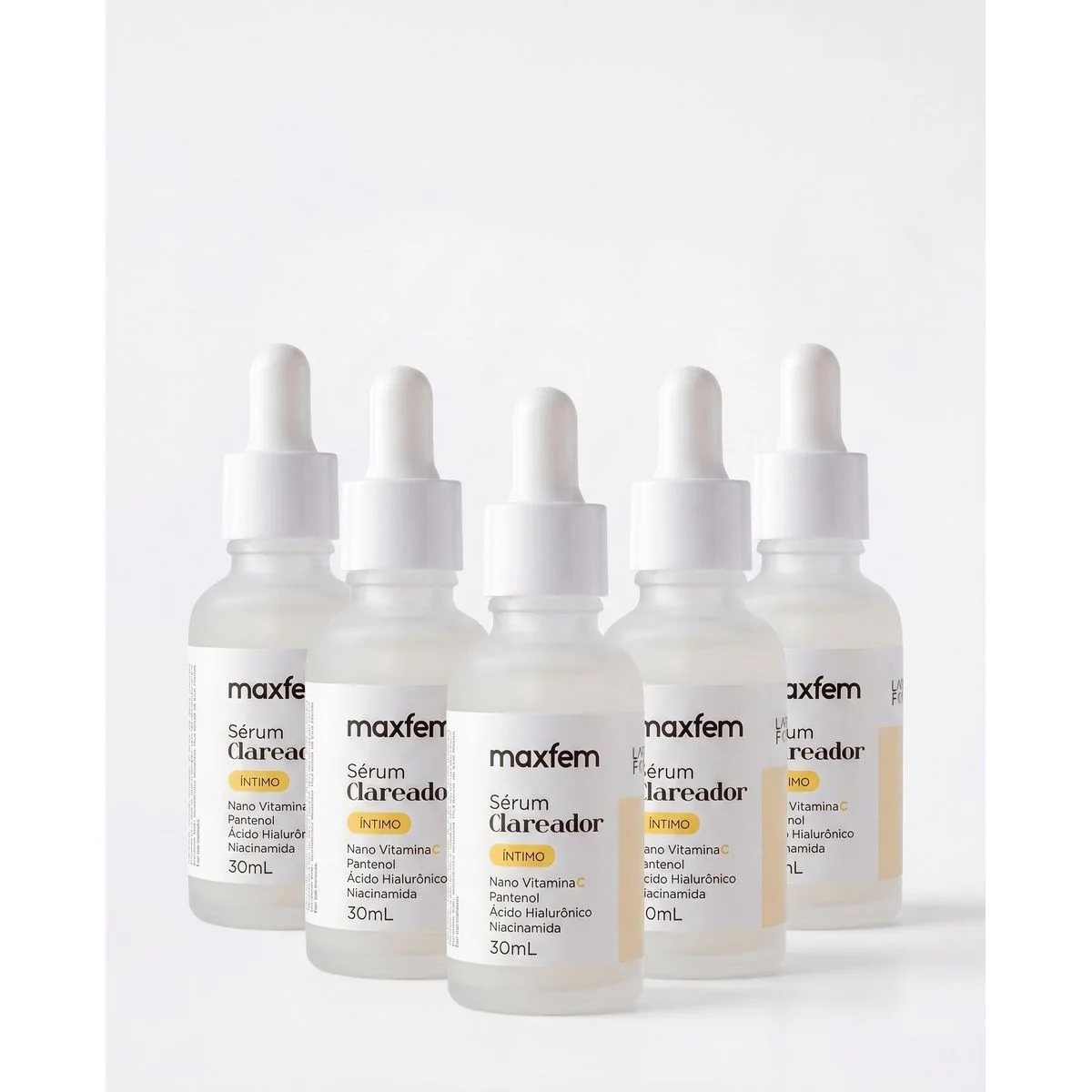 Kit Sérum Clareador Íntimo Maxfem · 5 frascos