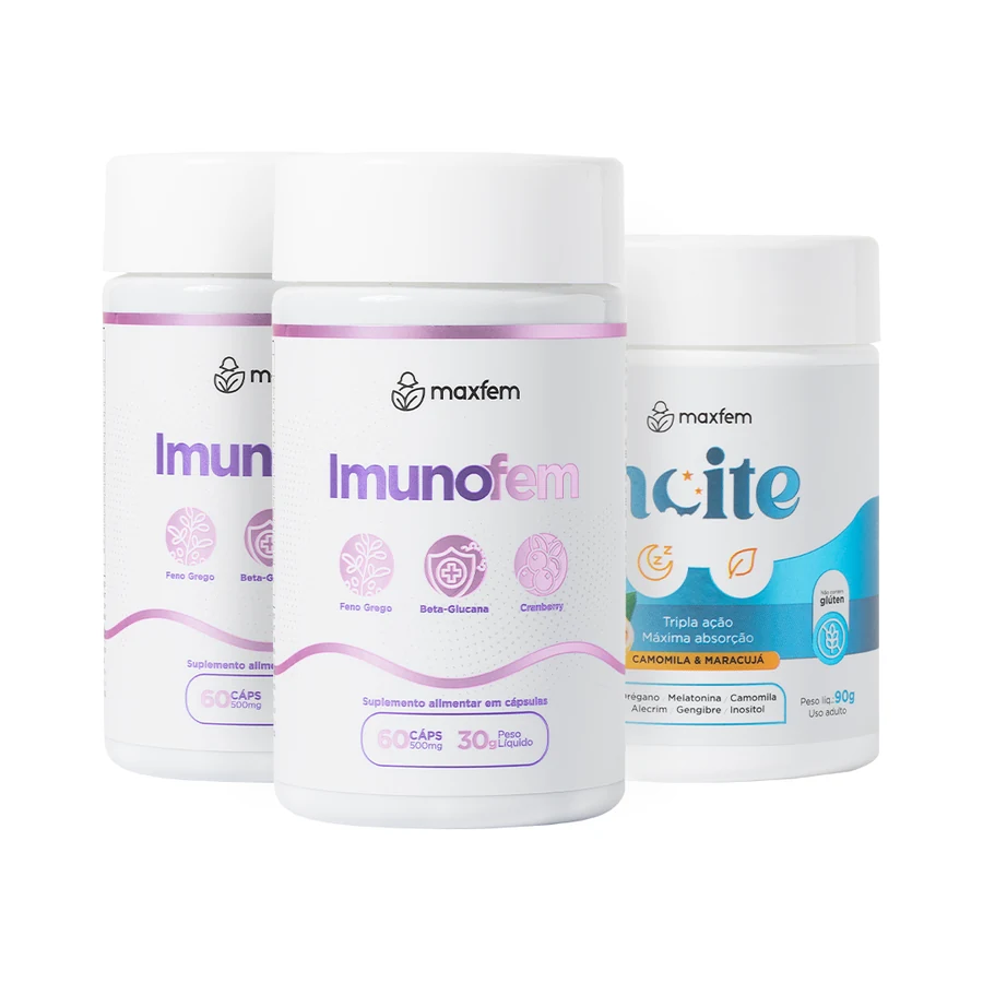 Kit Maxfem Detox de PPK: Imunofem + Maxfem Noite