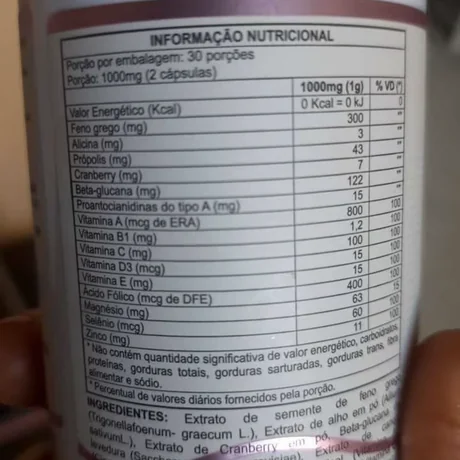 Foto enviada pela cliente na avaliação