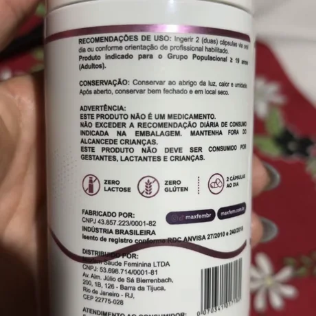 Foto enviada pela cliente na avaliação