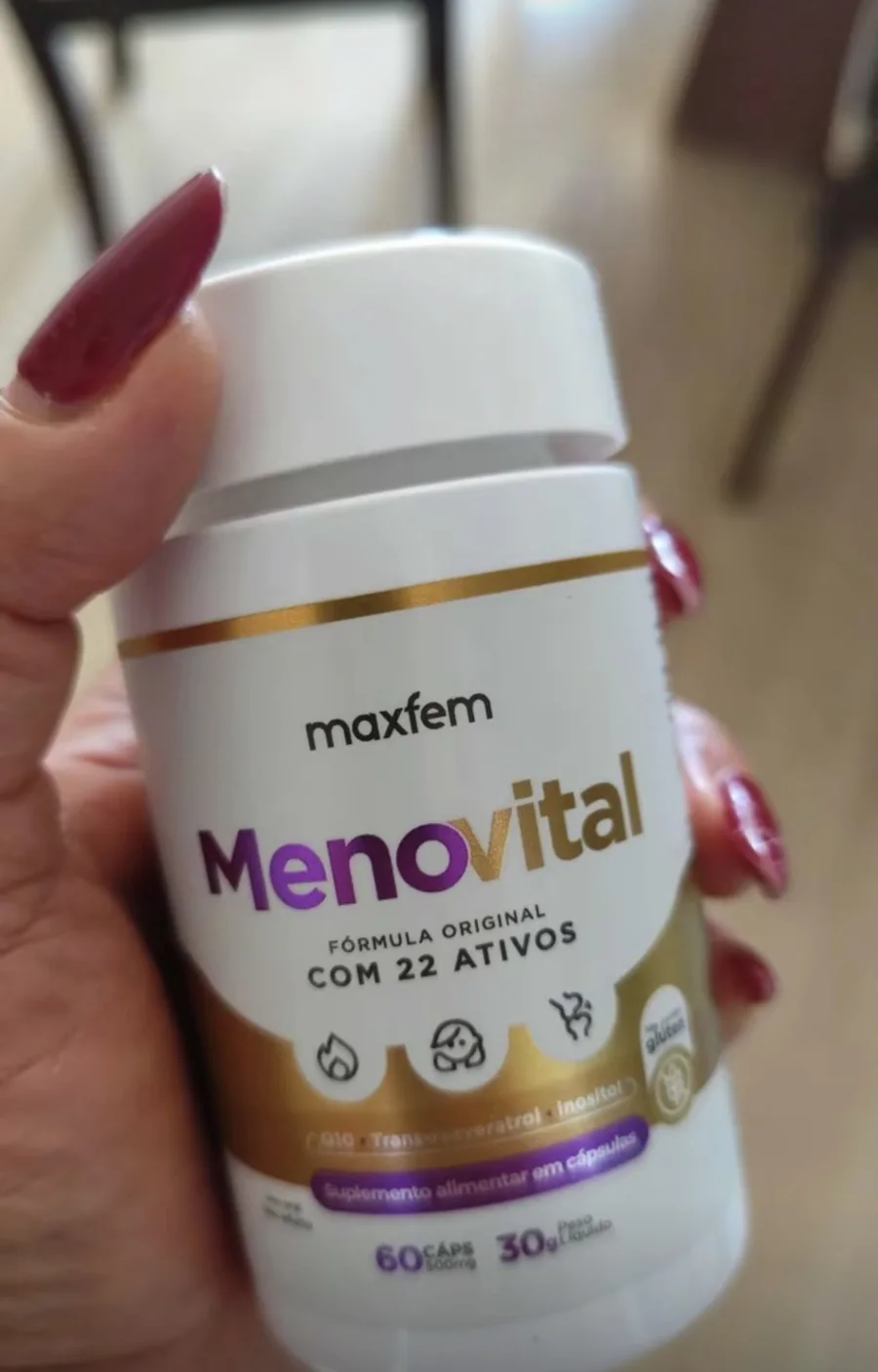 Foto enviada pela cliente na avaliação